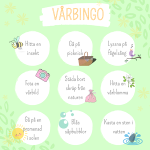 Bingo lek för våren